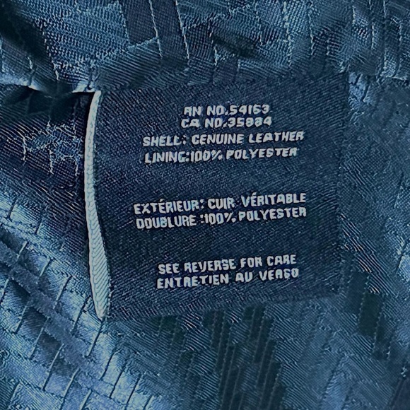 COLE HAAN Women’s Leather Suede Long Sleeve Open Front Jacket Black Size S Flowy - Picture 8 of 9